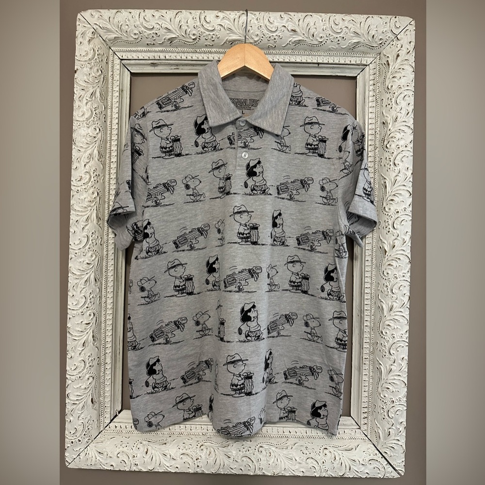 Peanuts Golf shirt polo. Size L ❣️